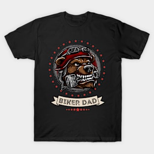 Biker Dad Bear T-Shirt